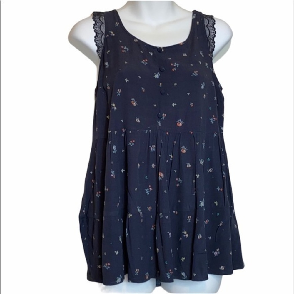 Lauren Conrad Sleeveless Gray Top Size XS
